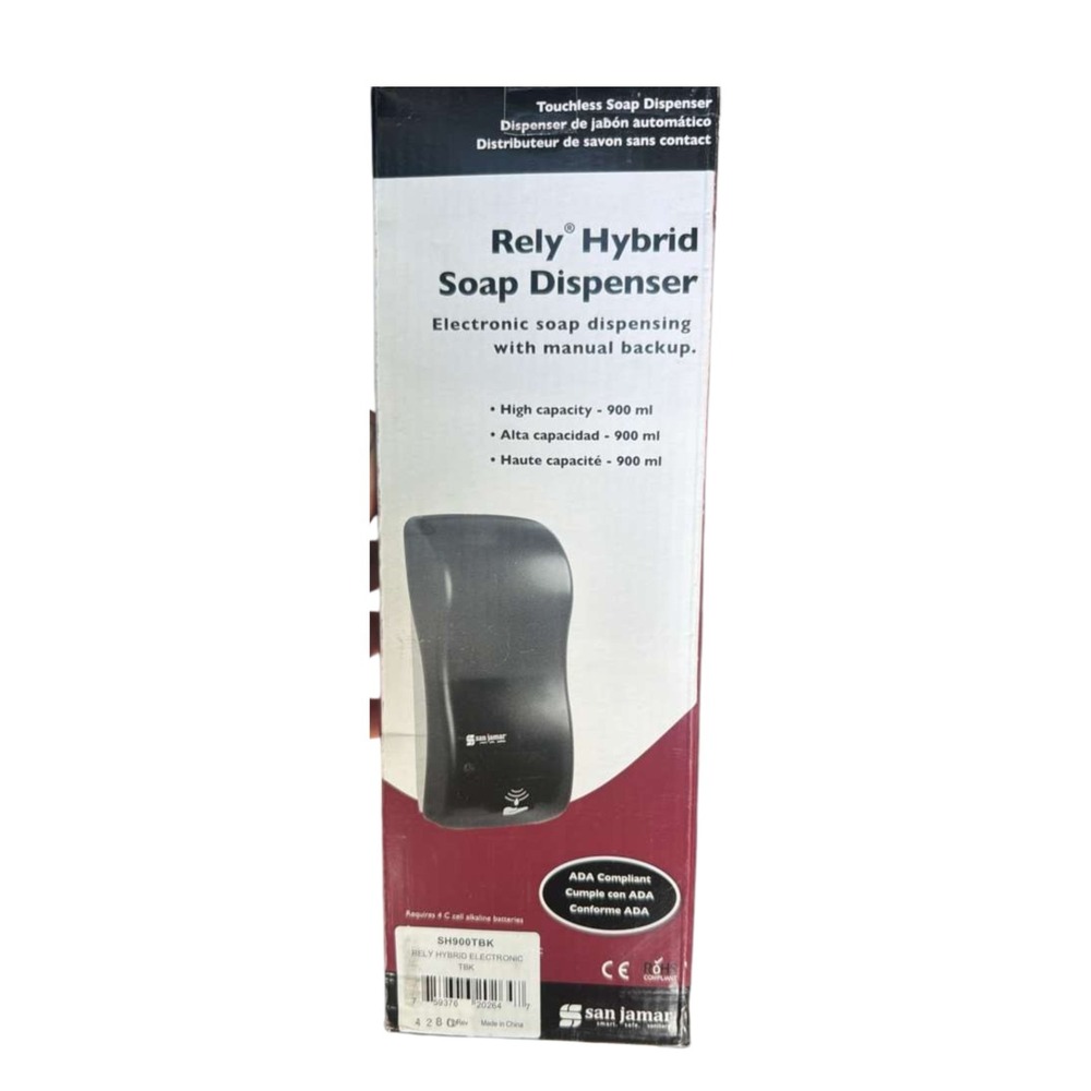 San Jamar Commercial Rely Hybrid Electronic Touchless Soap Dispenser 900ml. - Picture 2 of 4